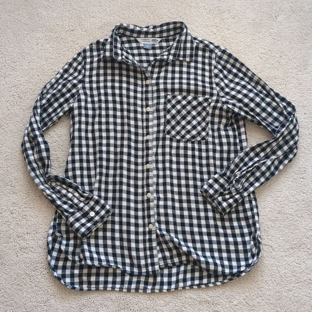 Old Navy Classic Flannel Shirt Size M